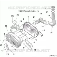ANTRIEB, CLUTCH COVER AND DUCTING