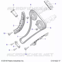 CAM CHAIN AND SPROCKET