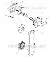 WASSERPUMPE XLT TOURING 0952857 and  EUROPEAN XLT TOURING E952857 (4929172917C009)