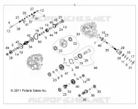 ANTRIEB, MAIN GETRIEBEGEHÄUSE INTERNALS