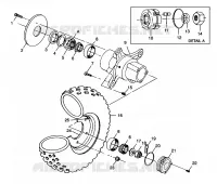 VORDERRAD XPLORER 400L W98CC38C (4945414541B006)