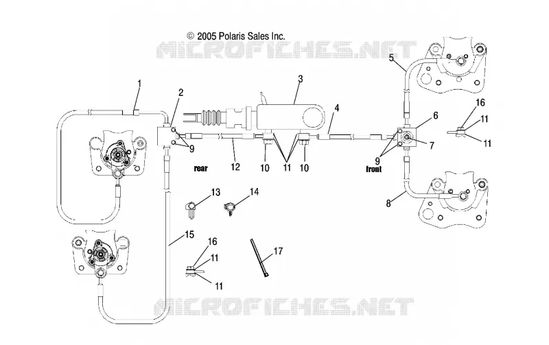 BREMSE LINES/MASTER CYLINDER