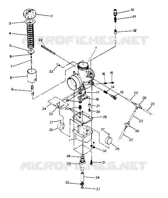 VERGASER   650 DEALERS MUST VERIFY JETTING    VERGASER NUMBER (4916801680031A)