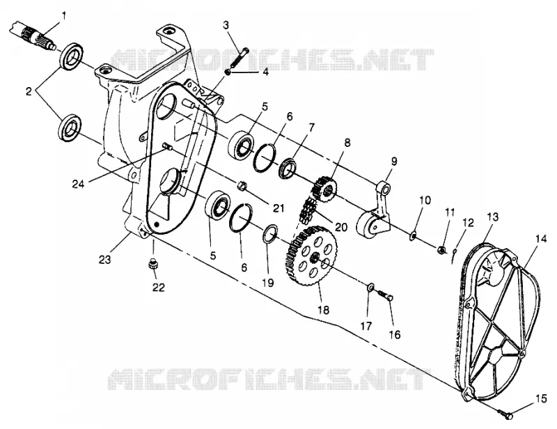 Kettenkasten 600 XC 0971776 and EUROPEAN 600 XC E971776 (4937933793B007)