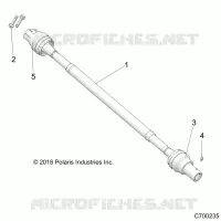 ANTRIEB, REAR PROP SHAFT