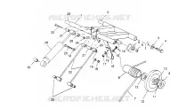 HINTER Drehmomentarm SPORT TOURING 0950243 and  EUROPEAN SPORT TOURING (4928822882C004)