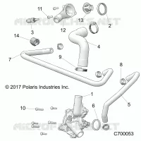 MOTOR, WATERPUMP AND BYPASS