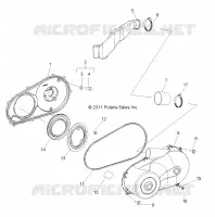 ANTRIEB, CLUTCH COVER