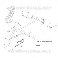 SUSPENSION, A-ARM AND STREBE MOUNTING