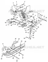 FRONT SUSPENSION AND SKI