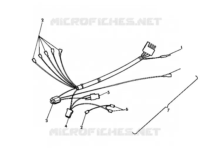 SCHEINWERFER HARNESS 500 SP (4920222022022A)