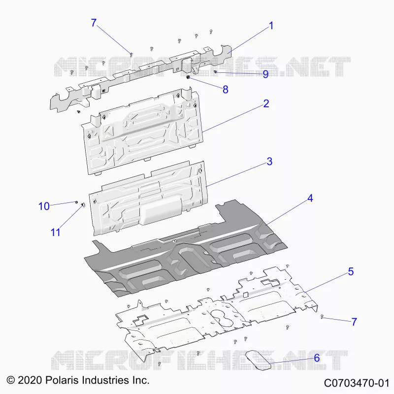 KAROSSERIE HINTEN CLOSEOFF, CENTER PANELS