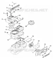 CYLINDER   MANIFOLD HURRICANE B974473 AND INTL. HURRICANE I974473 (4941044104C001)