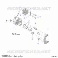 BRAKES, BREMSZANGE VORNE