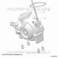 ANTRIEB, FRONT GEARCASE, MOUNTING