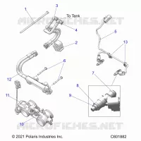 KRAFTSTOFFSYSTEM, RAIL, LINES AND THROTTLE BODY