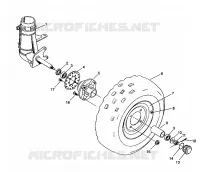 VORDERRAD ASSEMBLY 2X4 350L W937539 (4924032403012A)