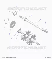 DRIVE TRAIN, JACKSHAFT AND ANTRIEBSWELLE