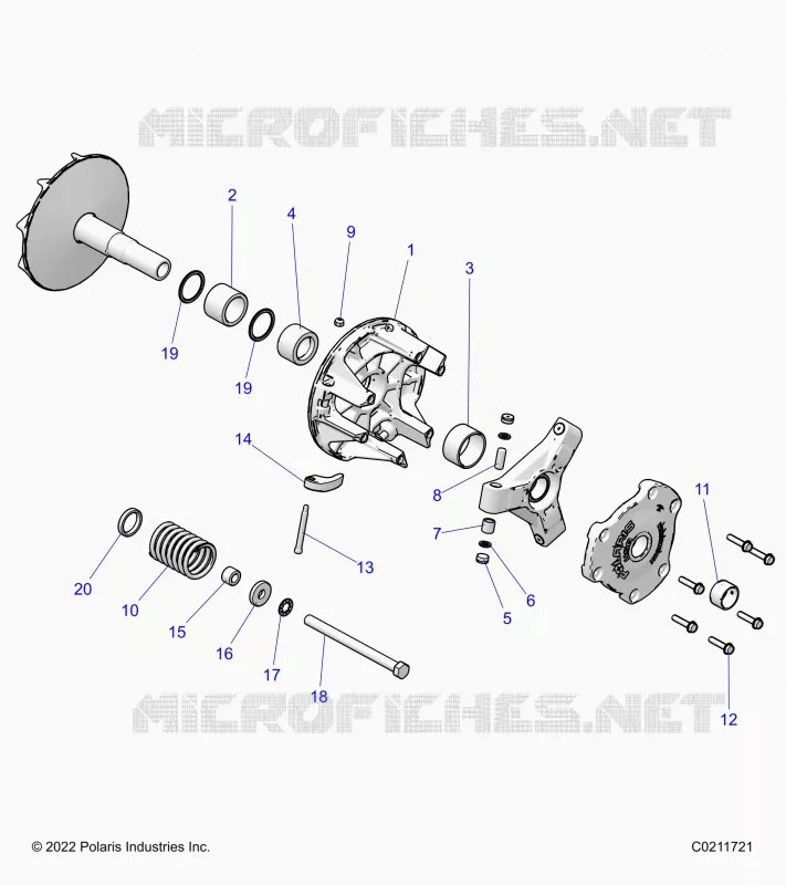 ANTRIEB, PRIMARY CLUTCH