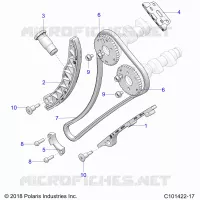 CAM CHAIN AND SPROCKET