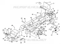 TUNNEL ASSEMBLY RXL 0940768 AND RXL TOURING 0940869 (4925062506001A)