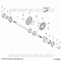 ANTRIEB, REAR AXLE