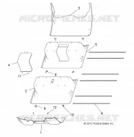 BODENBLECH, PLASTIC W/NINE 8V BATTERIE OPTION