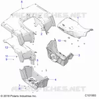 HINTER CAB, SEAT AND FOOTWELLS