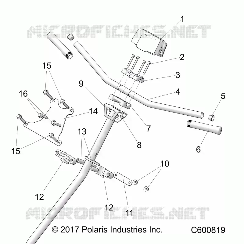 LENKUNG, H-BAR, LENKUNG POST, GRIPS