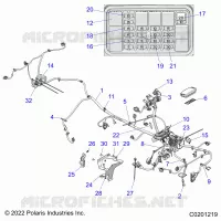 ELEKTRIC, MAIN WIRE HARNESS