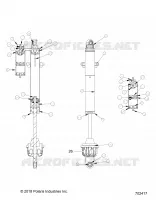 SUSPENSION, FRONT SHOCK INTERNALS