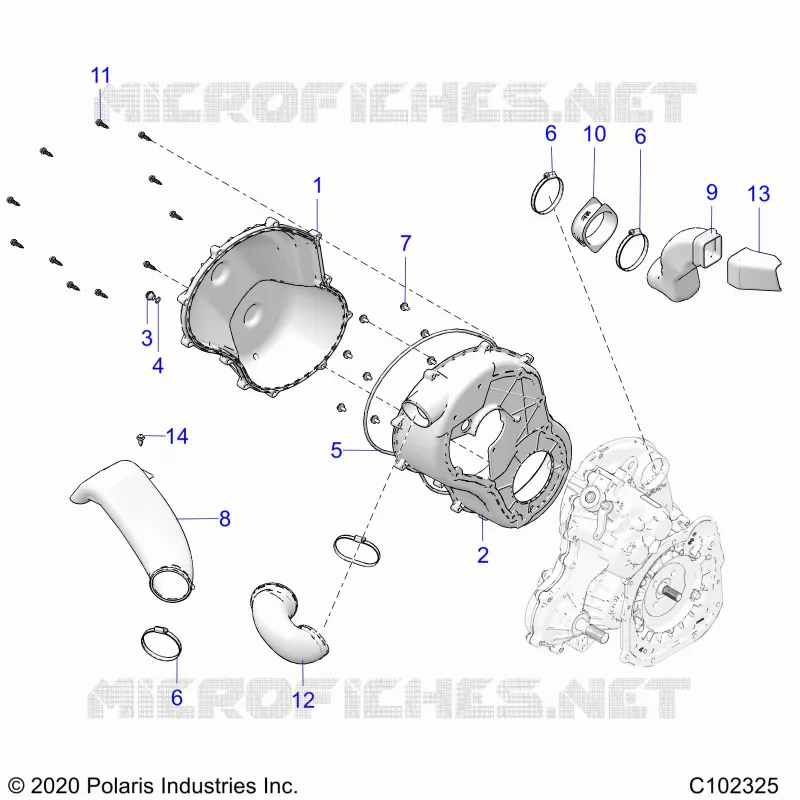 BODY, CLUTCH COVER