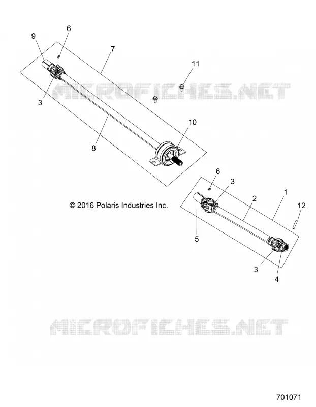 DRIVE TRAIN, FRONT KARDANWELLE