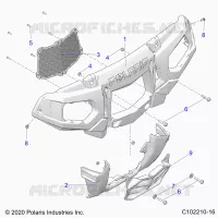 FRONTSTOSSSTANGE AND MOUNTING