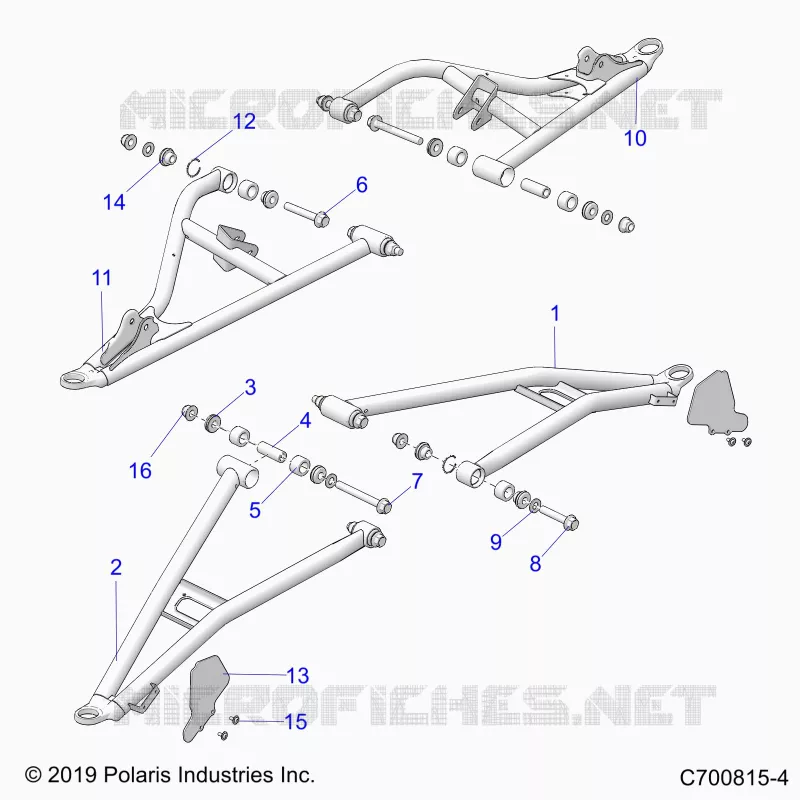 FRONT SUSPENSION CONTROL ARMS