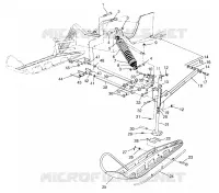 FRONT SUSPENSION AND SKI TRAN SPORT 0960143 AND EURO TRAN SPORT E960143 (4932273227B003)