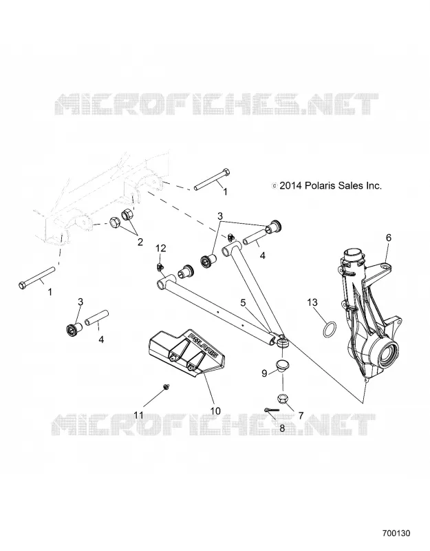 SUSPENSION, A-ARM and STREBE MOUNTING
