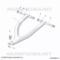 FRONT SUSPENSION CONTROL ARM UPPER