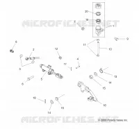 BREMSES, FOOT PEDAL AND MASTER CYLINDER
