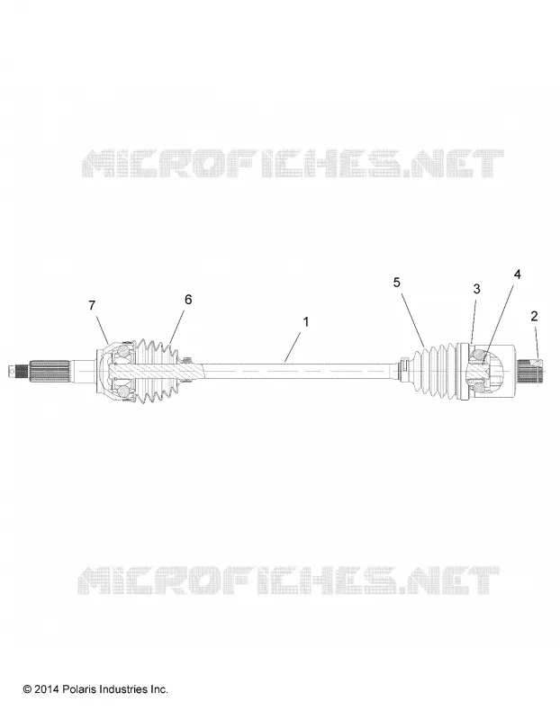 DRIVE TRAIN, HINTEN DRIVE SHAFT (TO 7/3/2017)