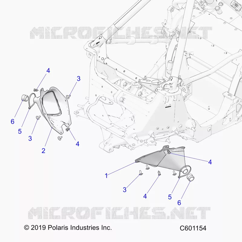 CHASSIS, TIE ROD BOOT ASM.