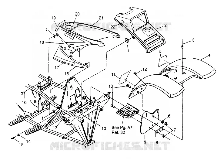 FRONT CAB ASSEMBLY 2X4 400L W947540 (4926752675A005)