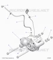 ANTRIEB, FRONT GEARCASE MOUNTING