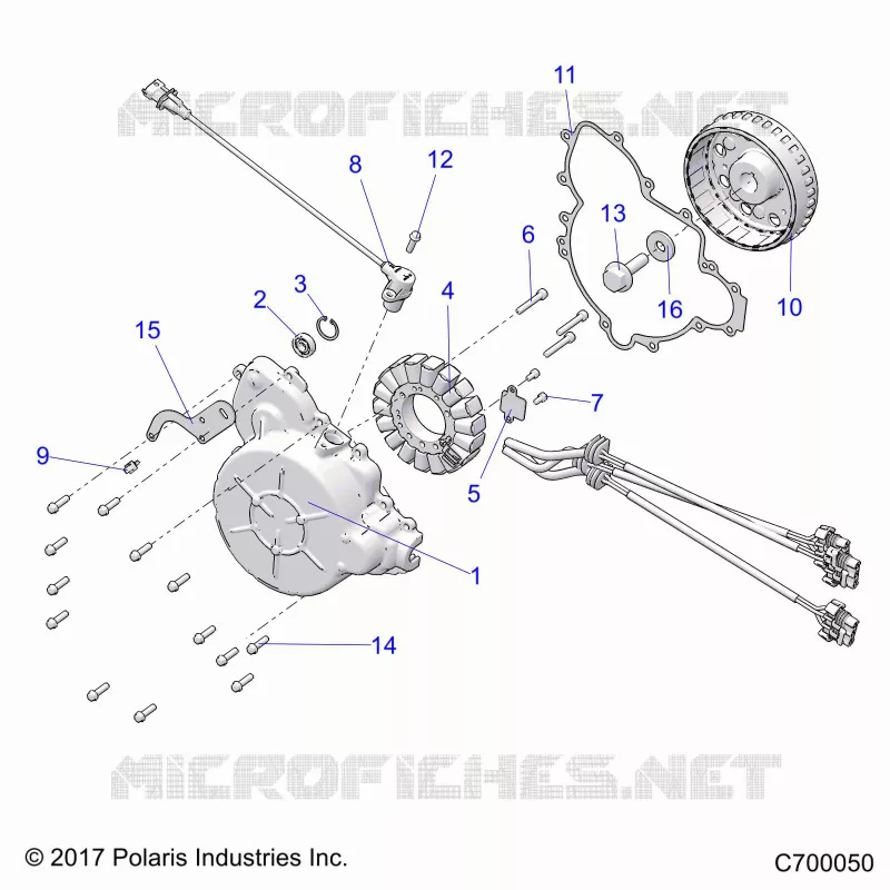ENGINE, STATOR AND FLYRAD