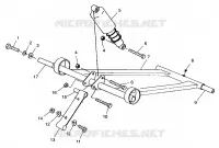 FRONT Drehmomentarm