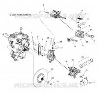 BREMSES, BREMSE CALIPER and DISC
