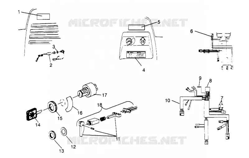 IGNITION   KABELSTRANG TRAIL TOURING 0962262 and  EUROPEAN TRAIL TOURING (4931763176A013)