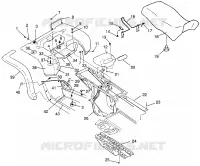 HINTER CAB   SITZ XPLORER 300 W969130 (4935903590A006)