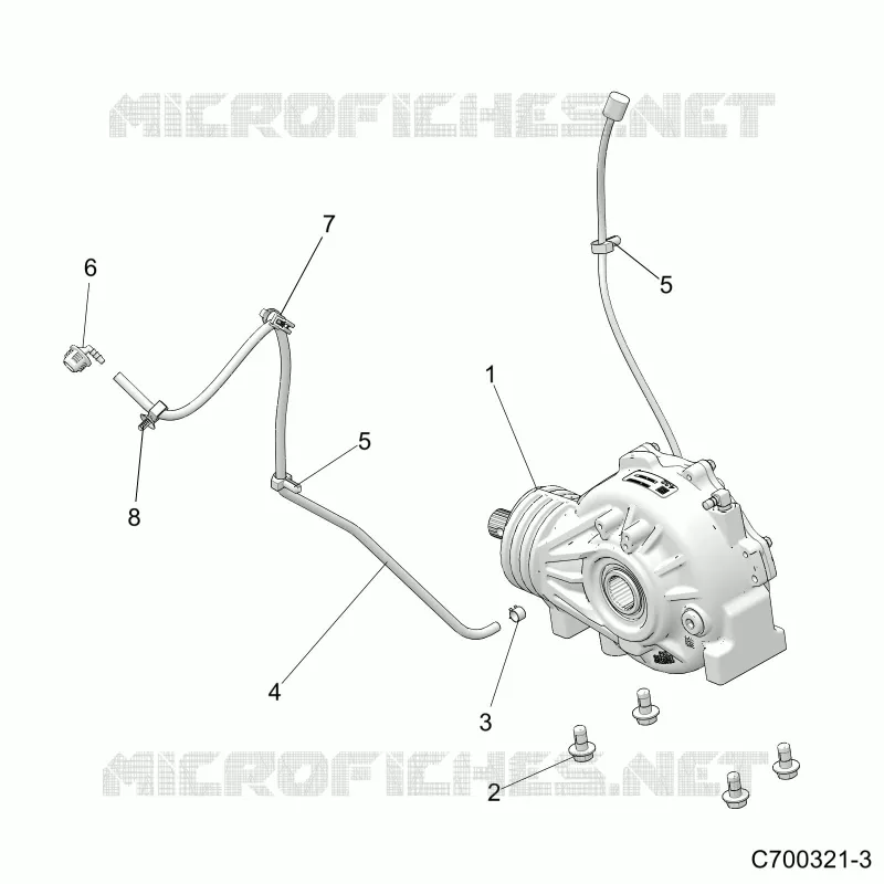 ANTRIEB, FRONT GEARCASE MOUNTING