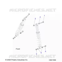SUSPENSION, IFS SHOCK MOUNTING